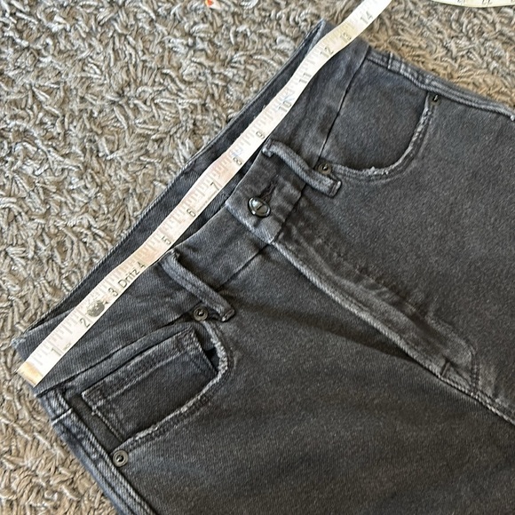 Good American Black Denim Jeans Good Curve Size 4/27 - Picture 6 of 7